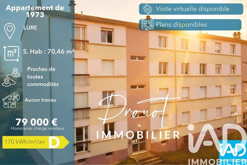 Appartement - 70 m² - 4 pièces