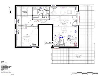 Appartement - 74 m² - 3 pièces