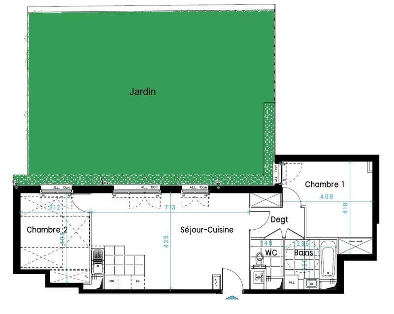 Appartement - 68 m² - 3 pièces
