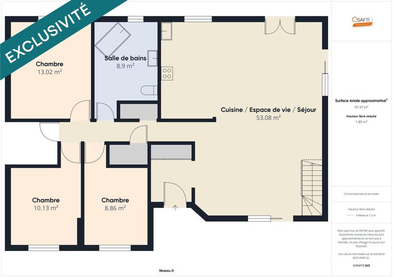 Maison - 138 m² - 7 pièces