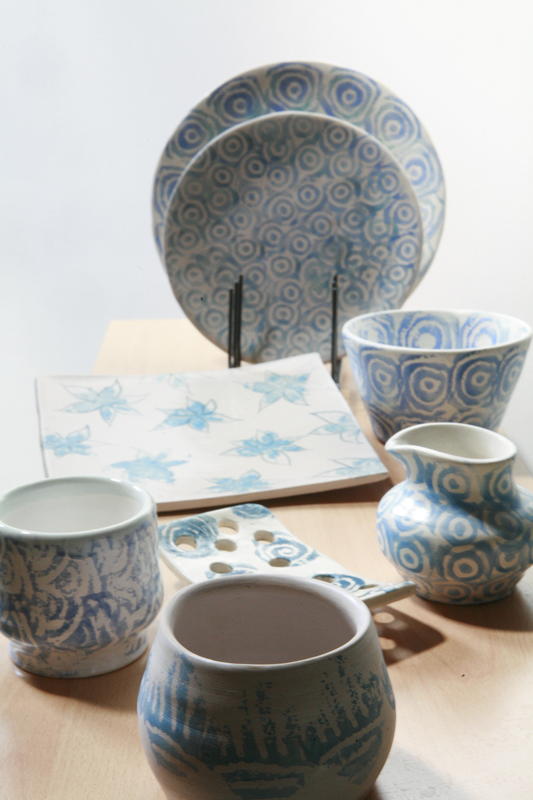 Visite d'un atelier de céramiste