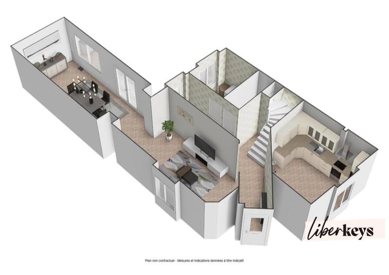 Maison - 125 m² - 7 pièces