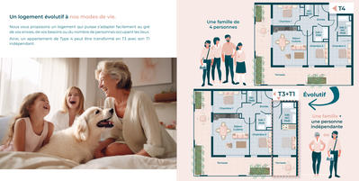 Appartement - 97 m² - 4 pièces