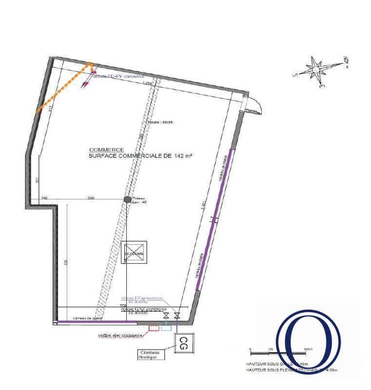 Local commercial - 142 m²