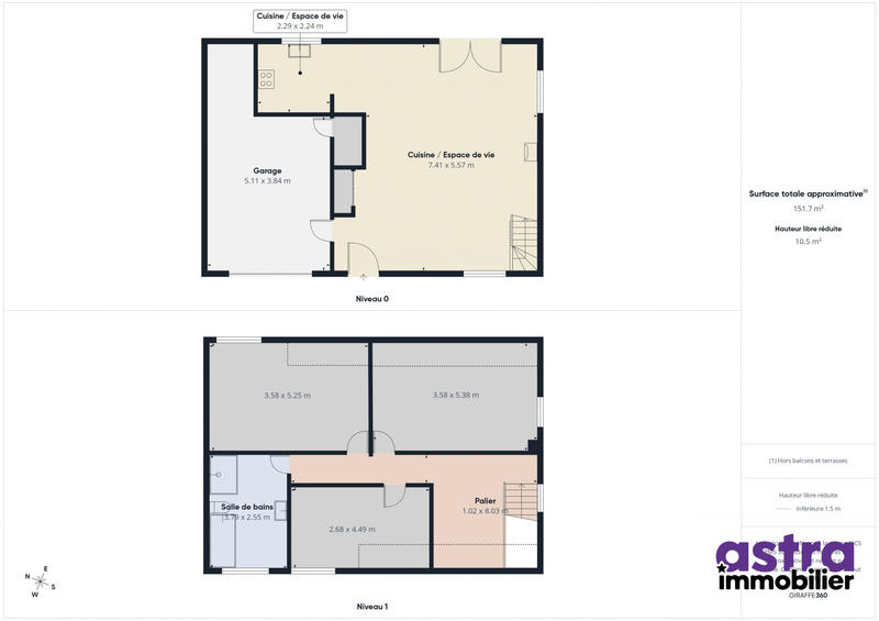 Maison - 113 m² - 5 pièces