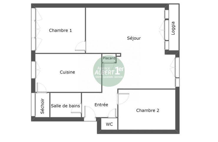 Appartement - 74 m² - 4 pièces