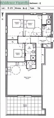 Appartement - 107 m² - 4 pièces