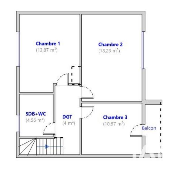 Maison - 121 m² - 5 pièces