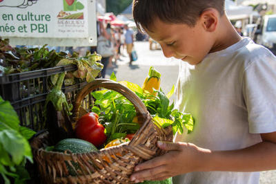 Marché de producteurs de pays &quot;Bienvenue à la ferme&quot; de Souillac
