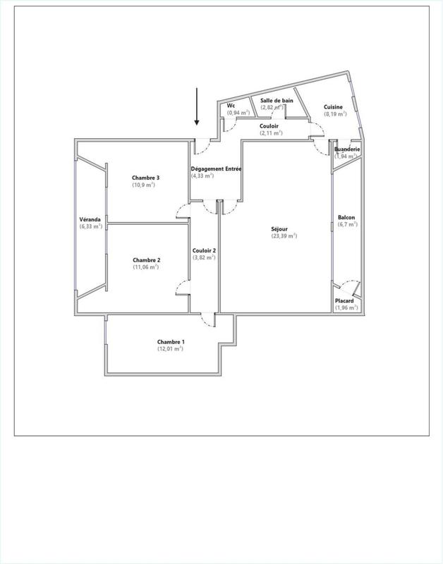Appartement - 81 m² - 4 pièces