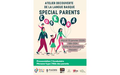 Atelier d'initiation à l'euskara pour les parents