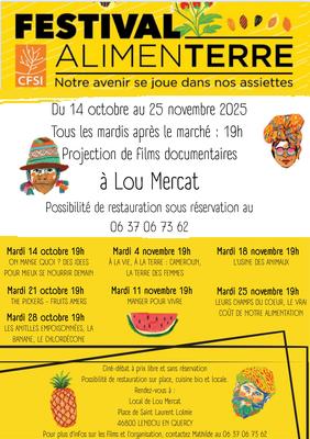 Festival Alimenterre à Lou Mercat