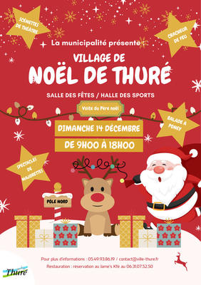 🎄✨ le Village de Noël de Thuré arrive ! 🎅