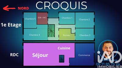 Maison de ville - 219 m² - 8 pièces