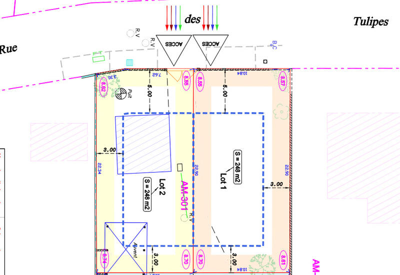 Terrain constructible - 248 m²