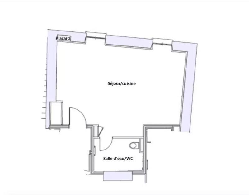 Appartement - 33 m² - 2 pièces