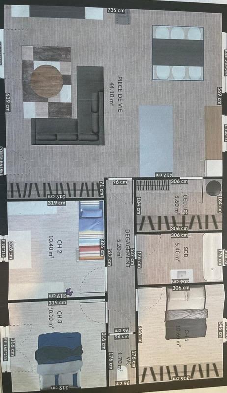 Maison - 93 m² - 4 pièces