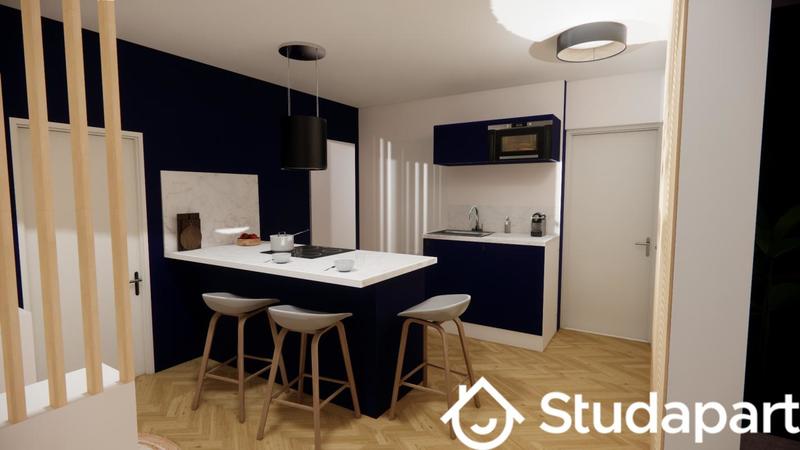 Chambre - 14 m² - 1 pièce