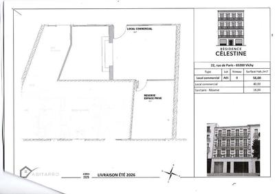 Appartement - 56 m² - 2 pièces