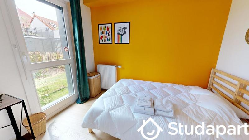 Chambre - 9 m² - 1 pièce