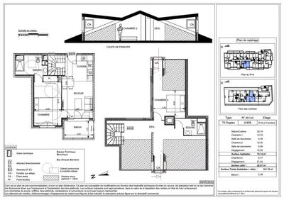 Appartement - 73 m² - 3 pièces