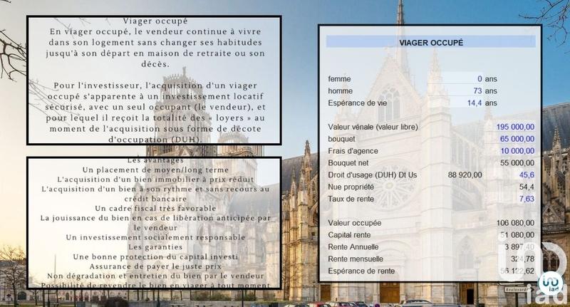 Maison de ville - 73 m² - 3 pièces