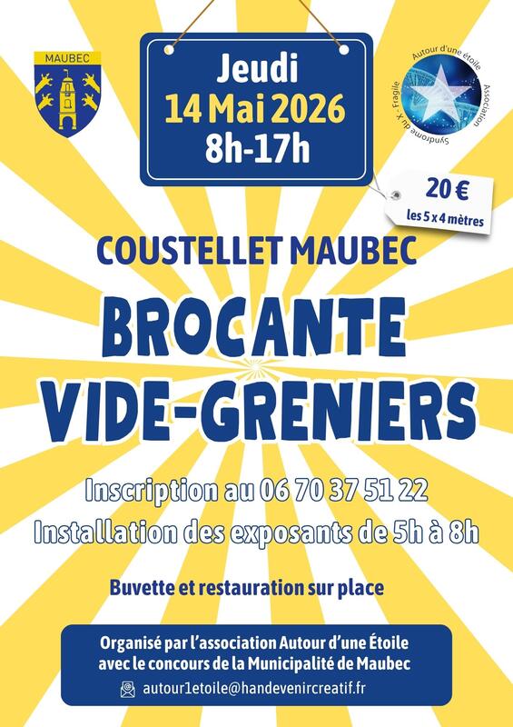 Vide-greniers de l'ascension Coustellet Maubec