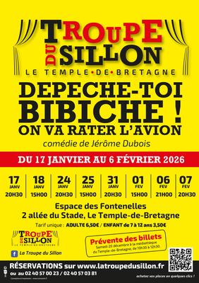 Dépêche-toi Bibiche, on va rater l’avion !