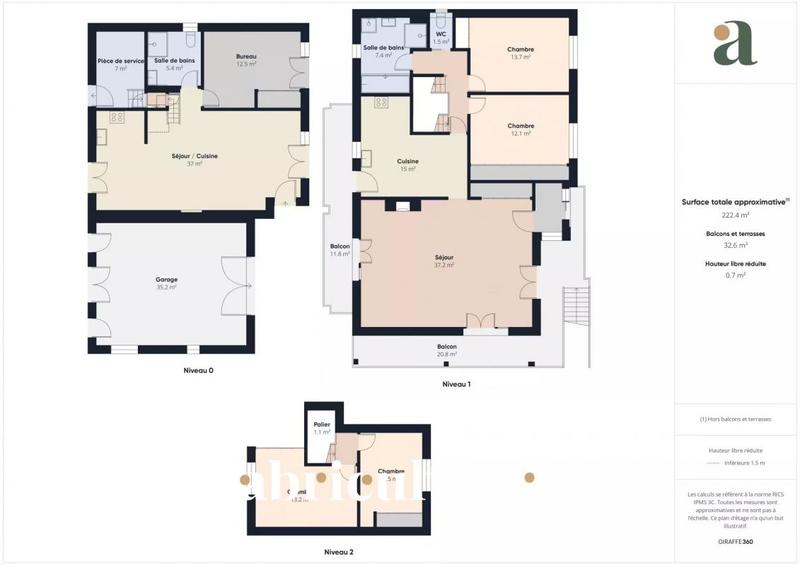 Maison - 192 m² - 7 pièces