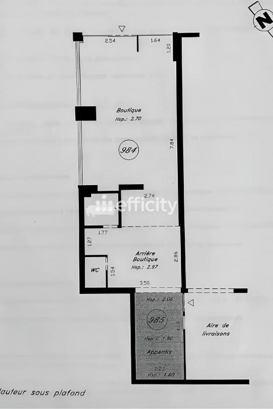 Fonds de commerce - 62 m²