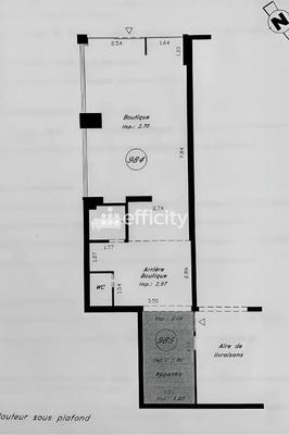 Fonds de commerce - 62 m²