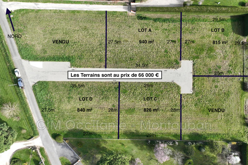 Terrain - 940 m²