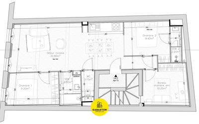 Appartement - 72 m² - 3 pièces