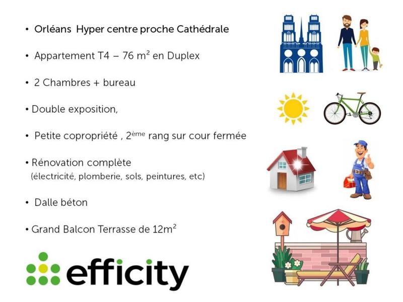 Appartement - 76 m² - 3 pièces