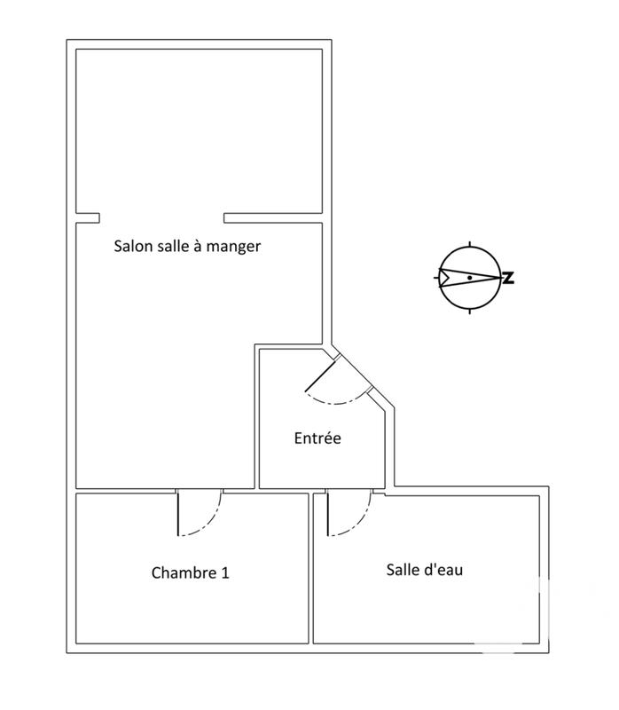Appartement - 47 m² - 3 pièces