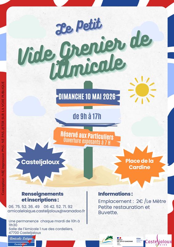 Le petit vide grenier de l'amicale