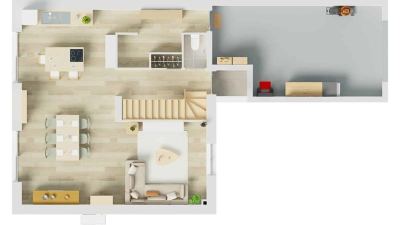 Maison - 80 m² - 4 pièces