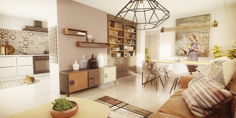 Appartement - 62 m² - 3 pièces