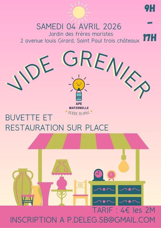 Vide grenier de l'ape du serre blanc