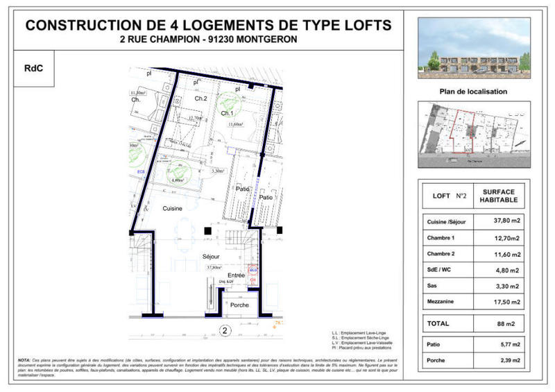 Maison - 85 m² - 5 pièces