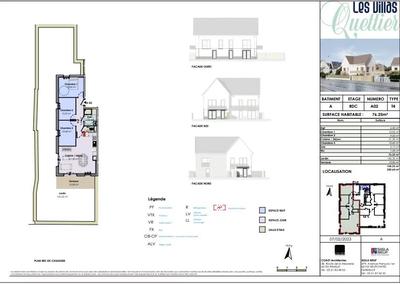 Appartement - 76 m² - 4 pièces