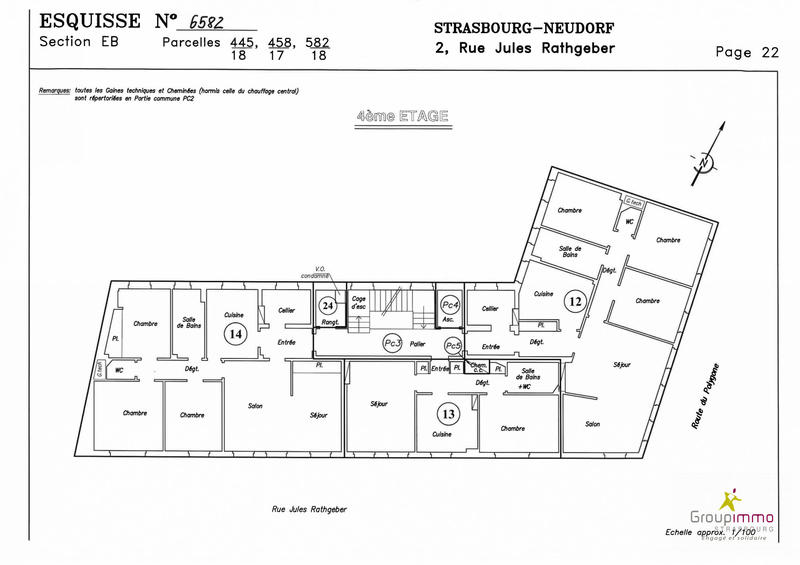 Appartement - 94 m² - 4 pièces
