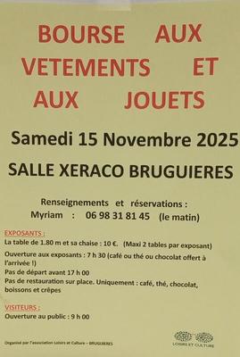 Bourse aux jouets et vêtements