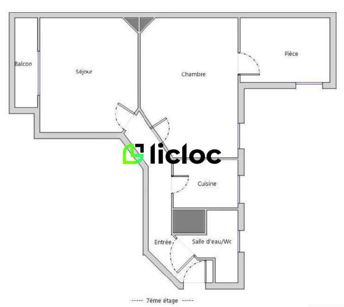 Appartement - 38 m² - 3 pièces