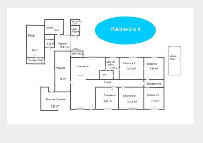 Maison - 123 m² - 6 pièces