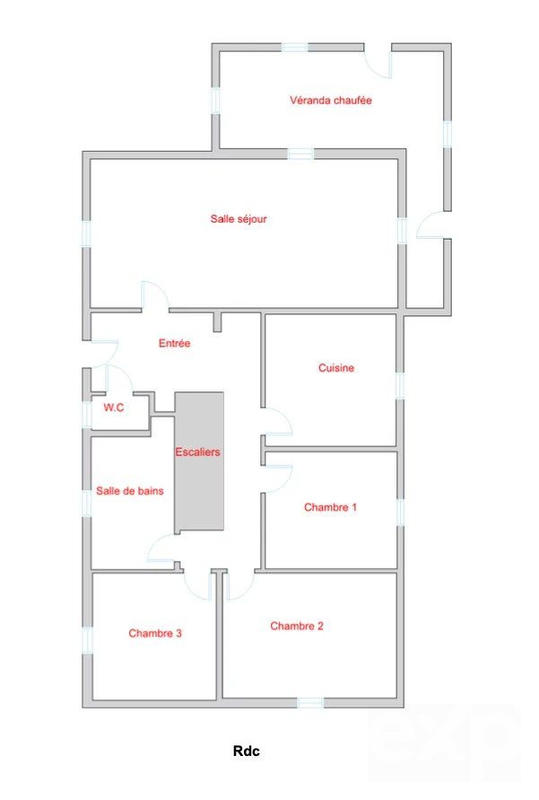 Maison traditionnelle - 121 m² - 6 pièces