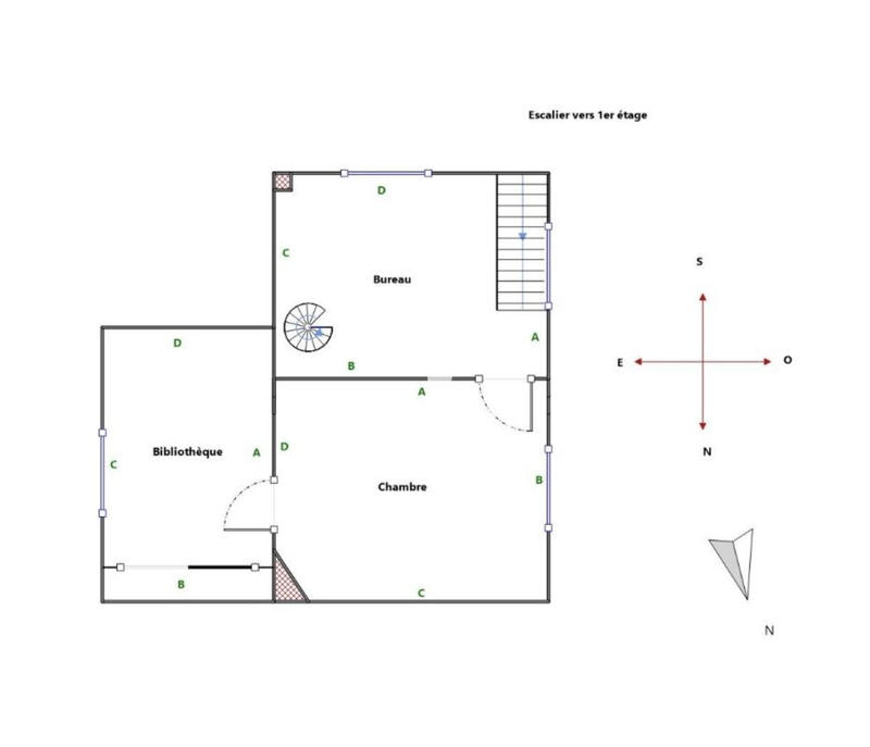 Maison ancienne - 104 m² - 5 pièces