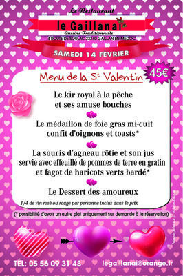 Saint-Valentin au "Gaillanai"