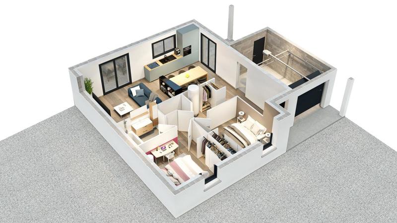 Maison - 67 m² - 4 pièces