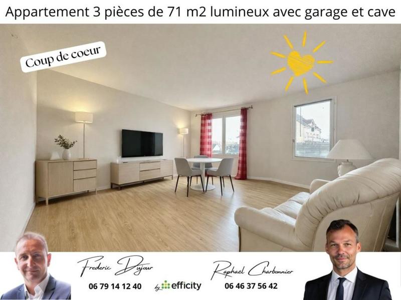 Appartement - 71 m² - 3 pièces